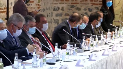 İSTANBUL - Bakan Elvan ve Gül, TOBB yönetimiyle bir araya geldi