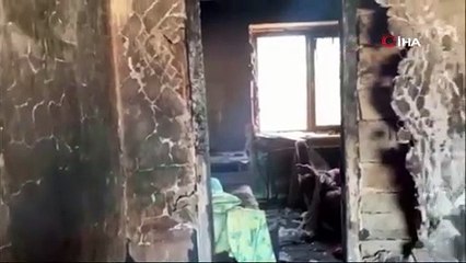 Kızgınlıkla evini yaktı, 6 yaşındaki çocuğu da yanarak can verdi