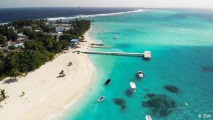 The Maldives from above