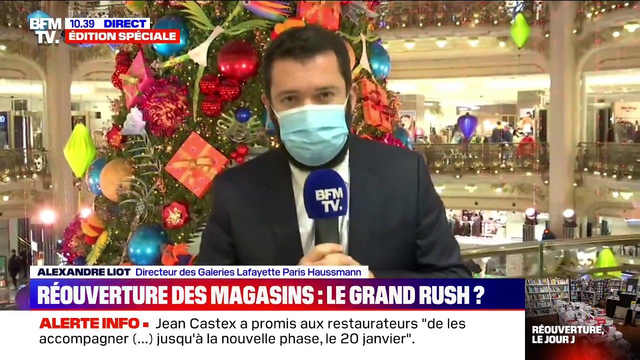 "Un moment très émouvant": le directeur des Galeries Lafayette Paris Haussmann témoigne de la réouverture