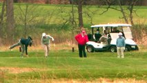 WATCH- Trump golfs following TESTY Thanksgiving news conference