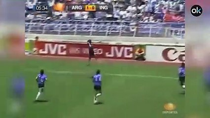 Así fue la "Mano de Dios" el gol mas famoso de Diego Maradona