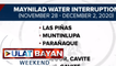 Water interruption simula Nov. 28 hanggang Dec. 2, inanunsyo ng Maynilad