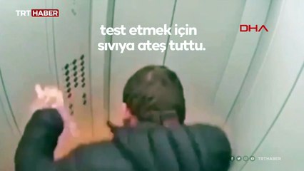 Rusya’da aldığı sıvıyı ateşleyen kişi ölümden döndü