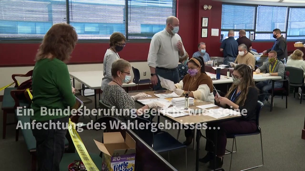 Trump scheitert mit Wahl-Anfechtung auch vor Berufungsgericht