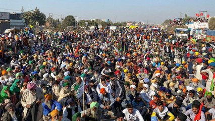 Farmers gathered at Burari Ground, report from ground zero