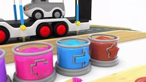 Coloring Street Vehicles Toys - Toy Cars for KIDS