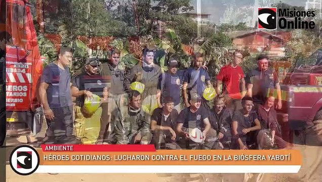 Héroes cotidianos conocé el testimonio de un voluntario que luchó contra el fuego en la Biósfera Yabotí