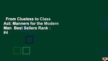 From Clueless to Class Act: Manners for the Modern Man  Best Sellers Rank : #4