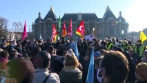 تظاهرات ضد قانون أمني في فرنسا وسط أعمال عنف ترتكبها الشرطة