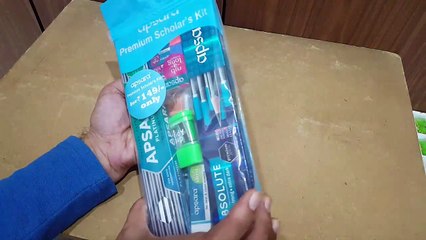 Unboxing and review of  Apsara Premium Scholar Kit for kids gift