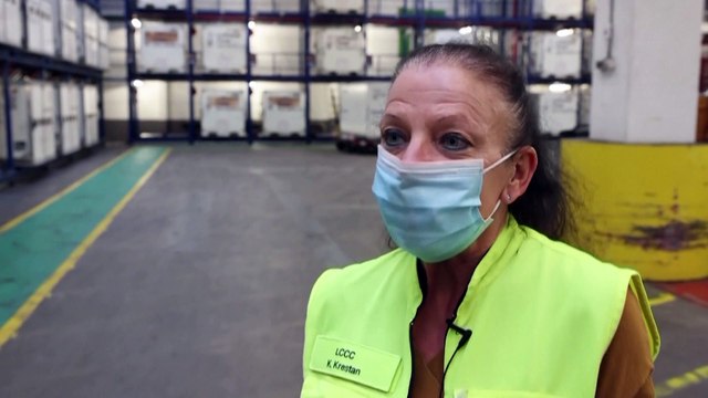 Aeroporto de Frankfurt a postos para as vacinas anticovid