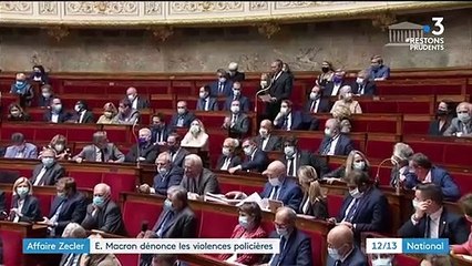 Violences policières sur un producteur : "ces images nous font honte" réagit Emmanuel Macron