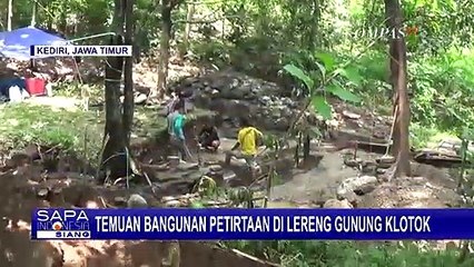 Temuan Tempat Pemandian Suci atau Petirtaan di Lereng Gunung Klotok