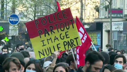 France : nombreuses manifestations contre le texte de loi "sécurité globale"