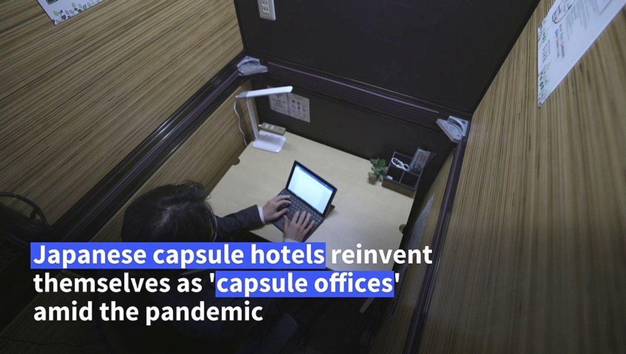 From capsule hotel to 'capsule office': Japan's newest pandemic solution