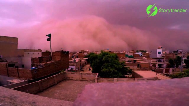 Cette ville du pakistan disparait dans un nuage de poussière