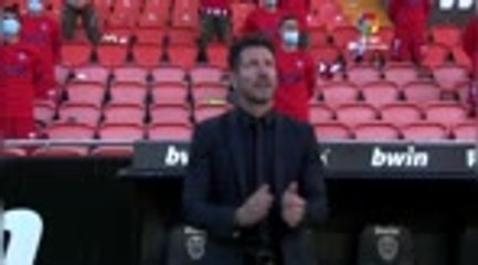 Maradona - La minute de silence émouvant de Diego Simeone