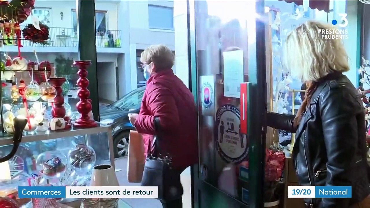 Commerces : les clients profitent de la réouverture