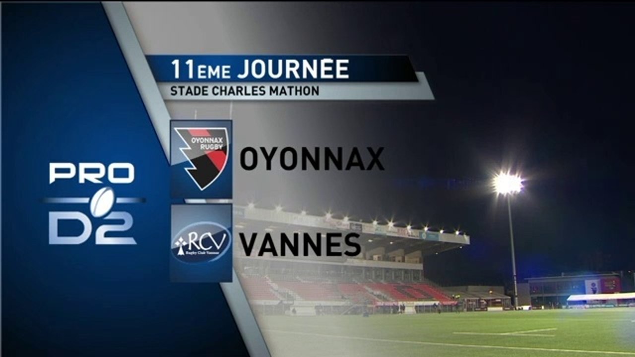 RESUME OYONNAX/VANNES