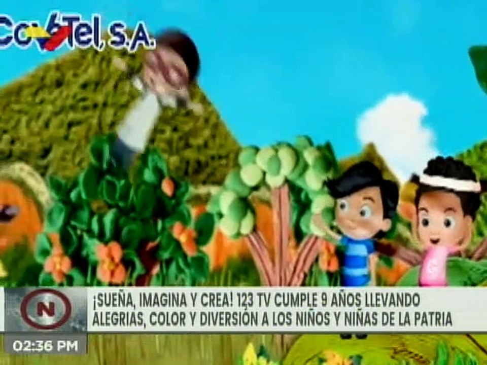 1.2.3TV único canal infantil de Venezuela cumple 9 años llevando a los niños sueños, alegría y color