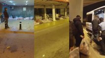 Sokakta yatan evsiz vatandaşların yardımına İBB koştu
