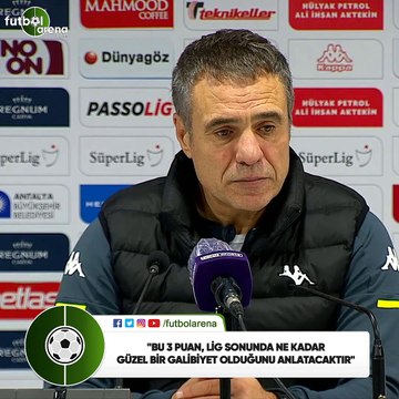 Ersun Yanal: Bu 3 puan, lig sonunda ne kadar güzel bir galibiyet olduğunu anlatacaktır