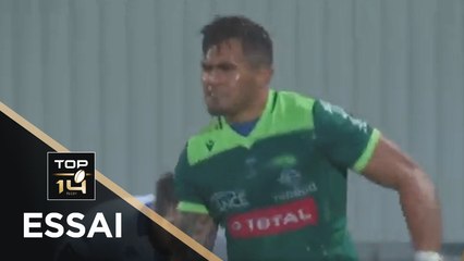 TOP 14 - Essai de Jale VATUBUA (SP) - Pau - Castres - J11 - Saison 2020/2021