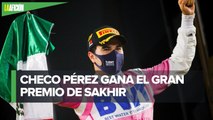 'Checo' Pérez se lleva el Gran Premio de Sakhir y logra su primera victoria en Fórmula 1