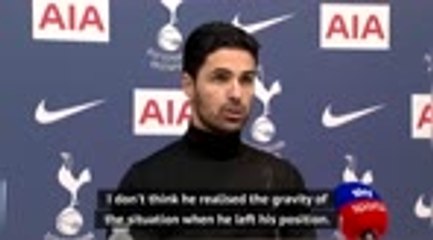 Partey 'didn't realise gravity of situation' - Arteta