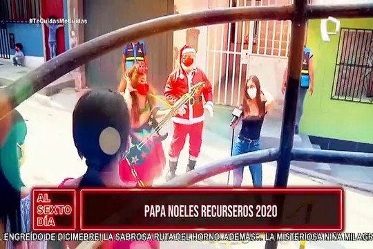 Papá Noeles recurseros en tiempos de pandemia