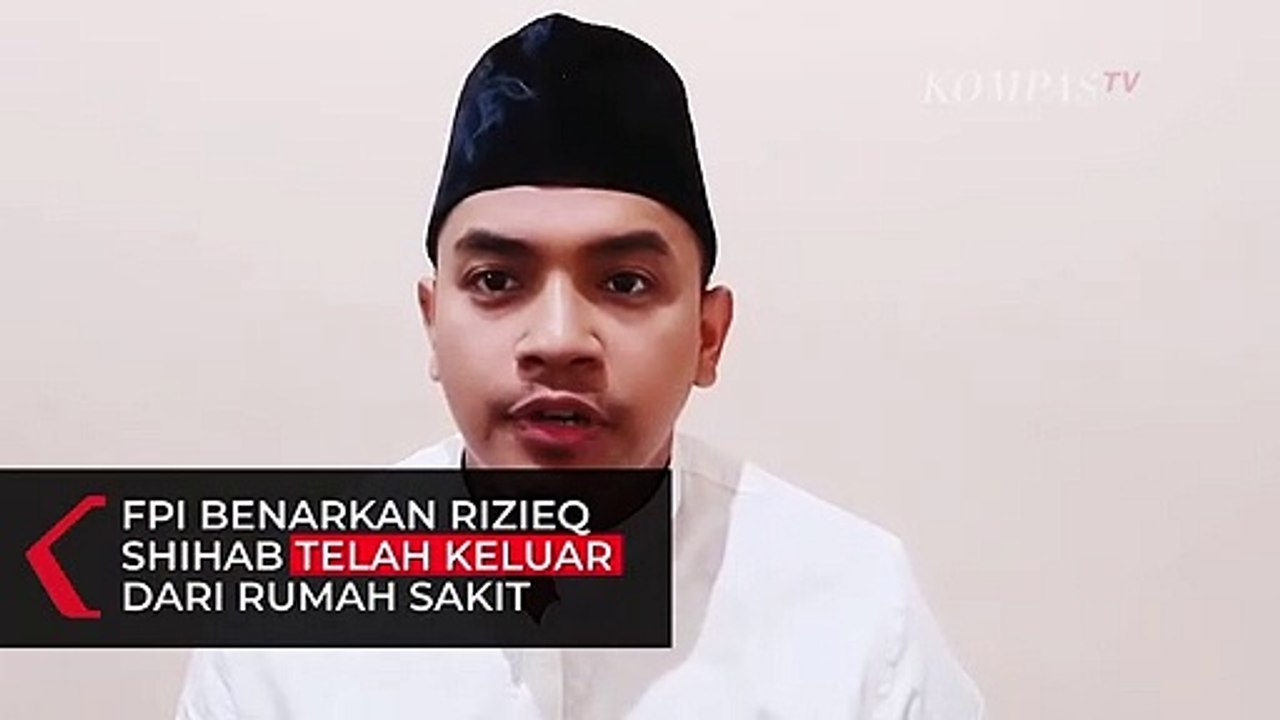 FPI Konfirmasi Rizieq Shihab Telah Keluar dari Rumah Sakit