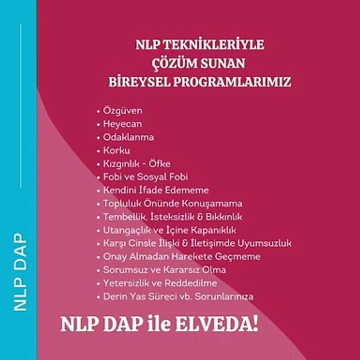 NLP DAP ile MUSTAFA KILINÇ