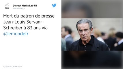 Jean-Louis Servan-Schreiber, icône de la presse française, est mort
