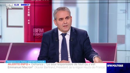 Défiance envers la police: pour Xavier Bertrand, "le seul responsable est Emmanuel Macron"
