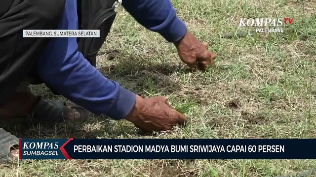 Perbaikan Stadion Madya Bumi Sriwijaya Capai 60 Persen