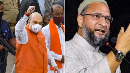 Owaisi challenge Shah to end Nizam culture in Hyderabad