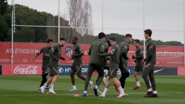El Atlético comienza a preparar el duelo ante el Bayern con la novedad de Héctor Herrera