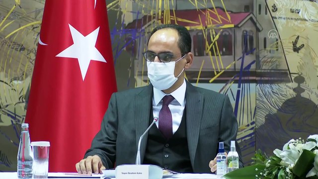 İSTANBUL - Adalet Bakanı Gül ve Cumhurbaşkanlığı Sözcüsü Kalın, azınlık cemaatlerinin temsilcileriyle buluştu (1)