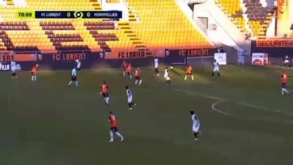 Passe décisive de Delort vs Lorient