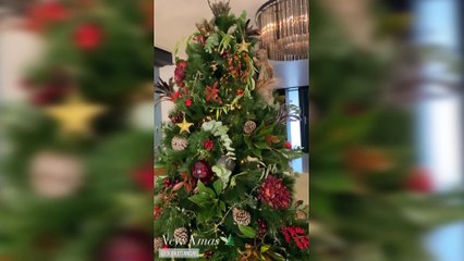 Pilar Rubio presume de su nuevo árbol de Navidad