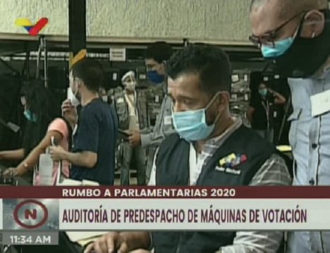 Auditoría de Predespacho de Máquinas de Votación, rumbo a las elecciones parlamentarias del 6 de Diciembre