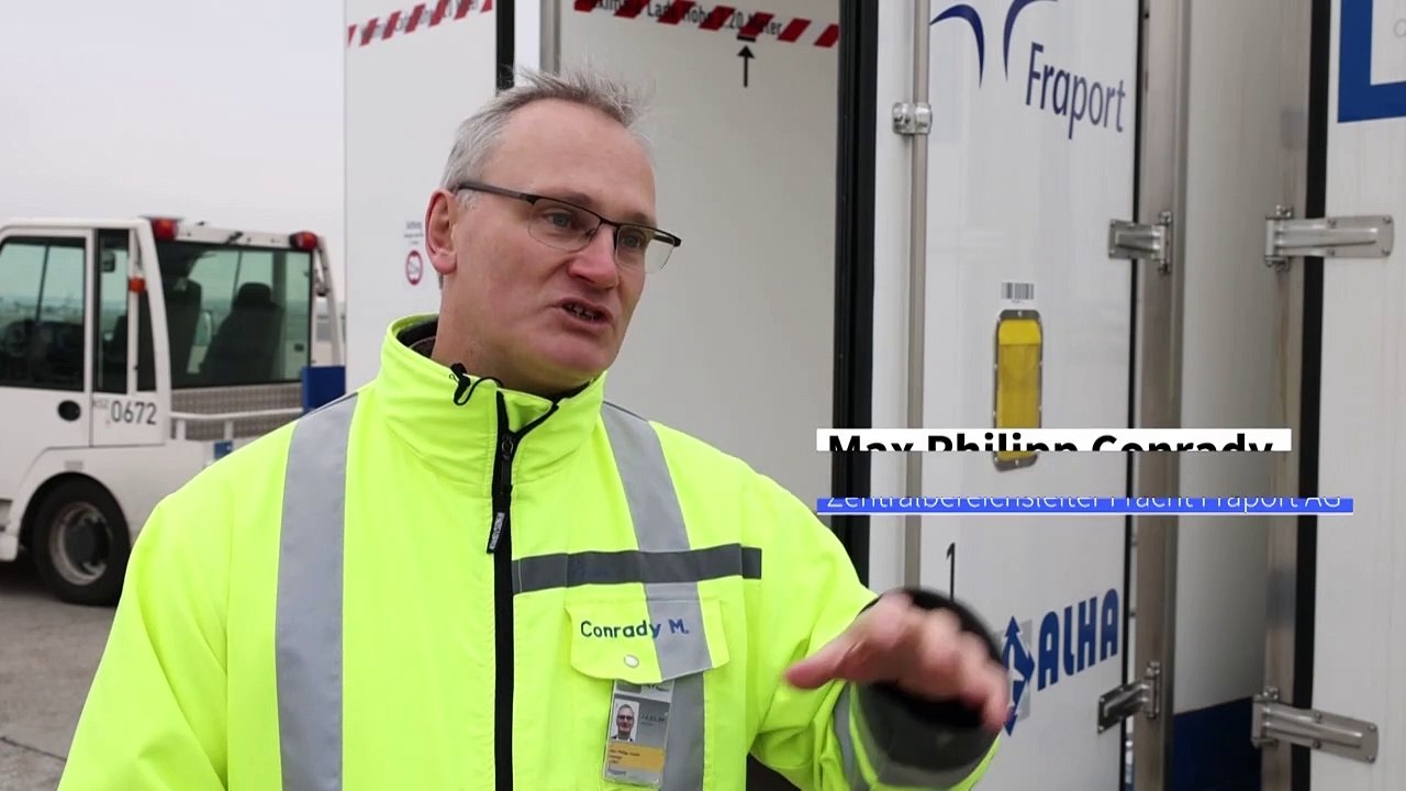 Frankfurter Flughafen ist für Verteilung der Corona-Impfstoffe gerüstet