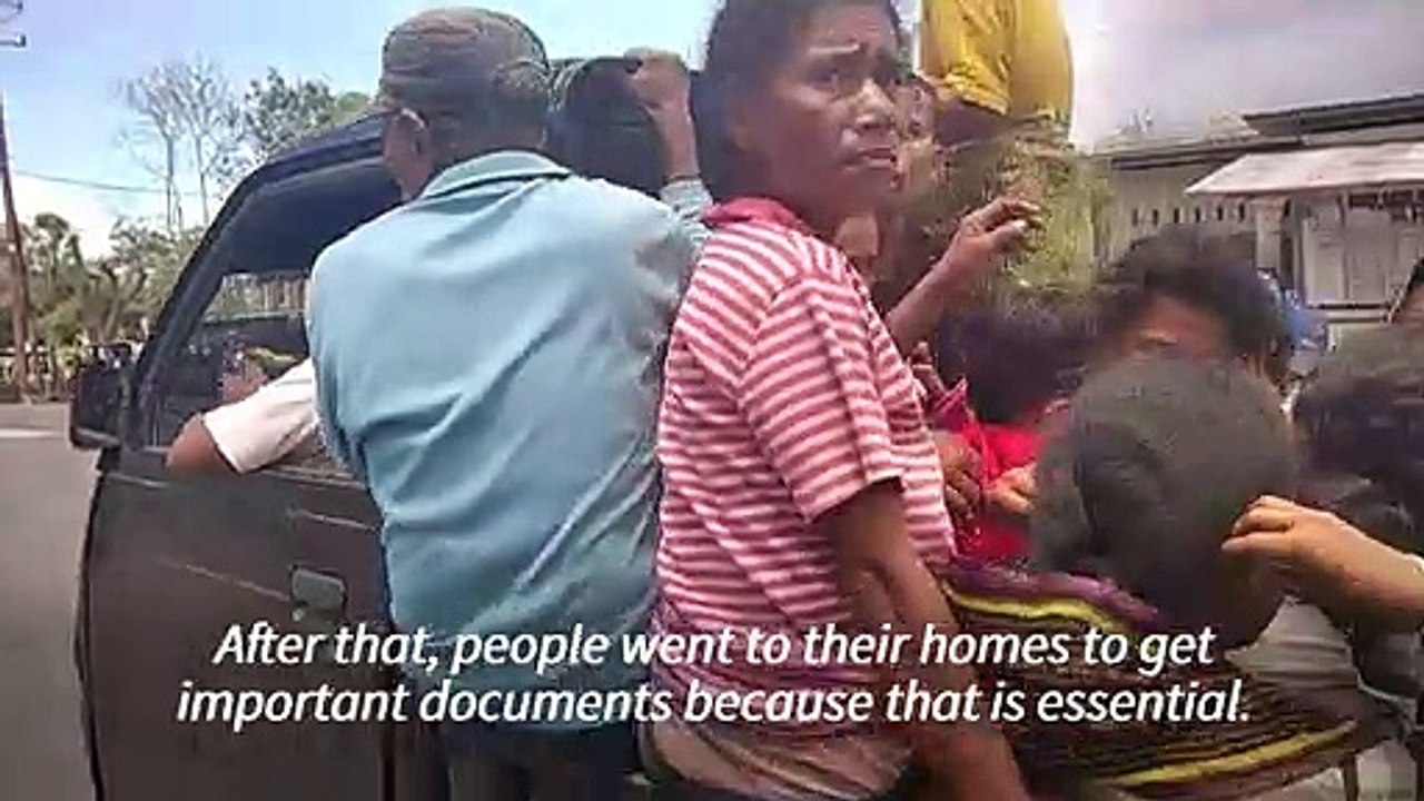 Indonesian volcano erupts, belching huge tower of smoke and ash