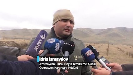 Karabağ'da kurtarılan bölgeler mayından temizleniyor