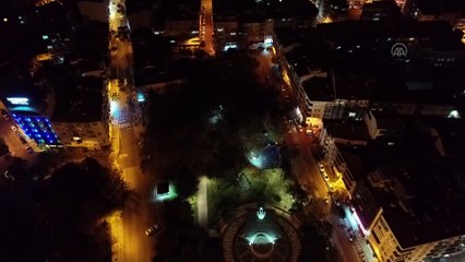 EDİRNE/KIRKLARELİ/TEKİRDAĞ - (DRONE DESTEKLİ) Sokağa çıkma kısıtlamasına uyuluyor