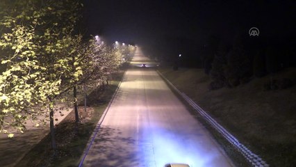 DÜZCE - Sokağa çıkma kısıtlamasının başlamasıyla sokaklar boş kaldı