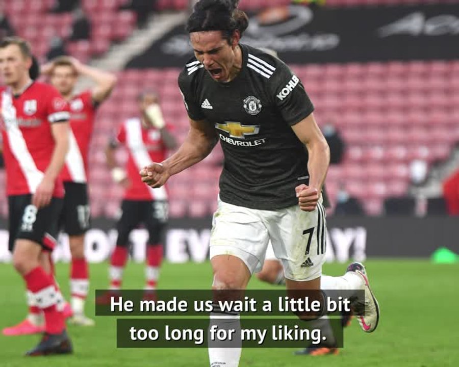 Cavani can be Man United's focal point up front - Solskjaer