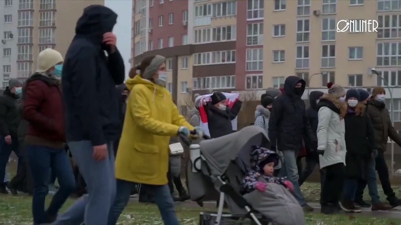 Proteste in Belarus - Schnee, Kälte und Zerstreuungstaktik