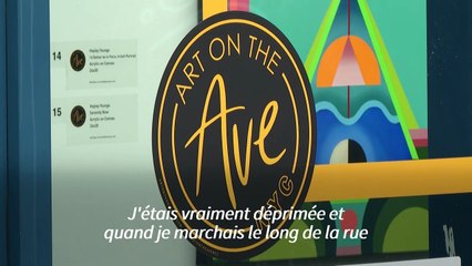 A New York, l'art s'installe dans des boutiques vidées par la pandémie